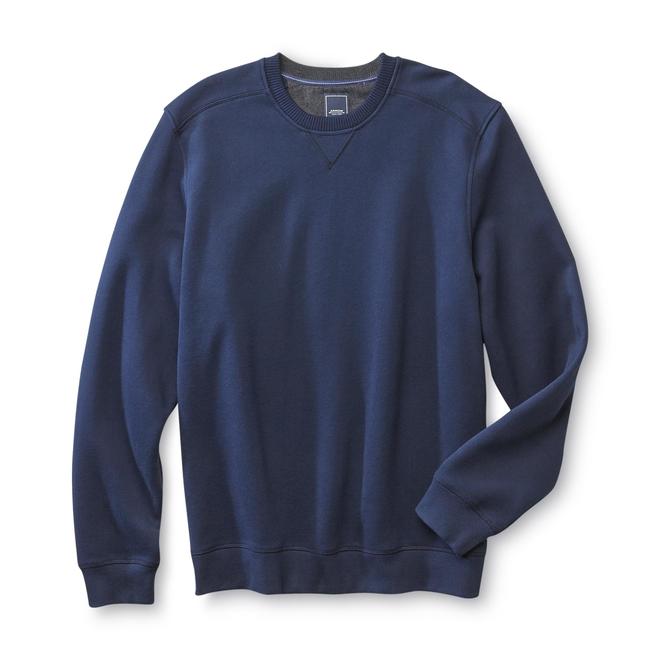 Mens big and tall crew neck sweatshirts clearance