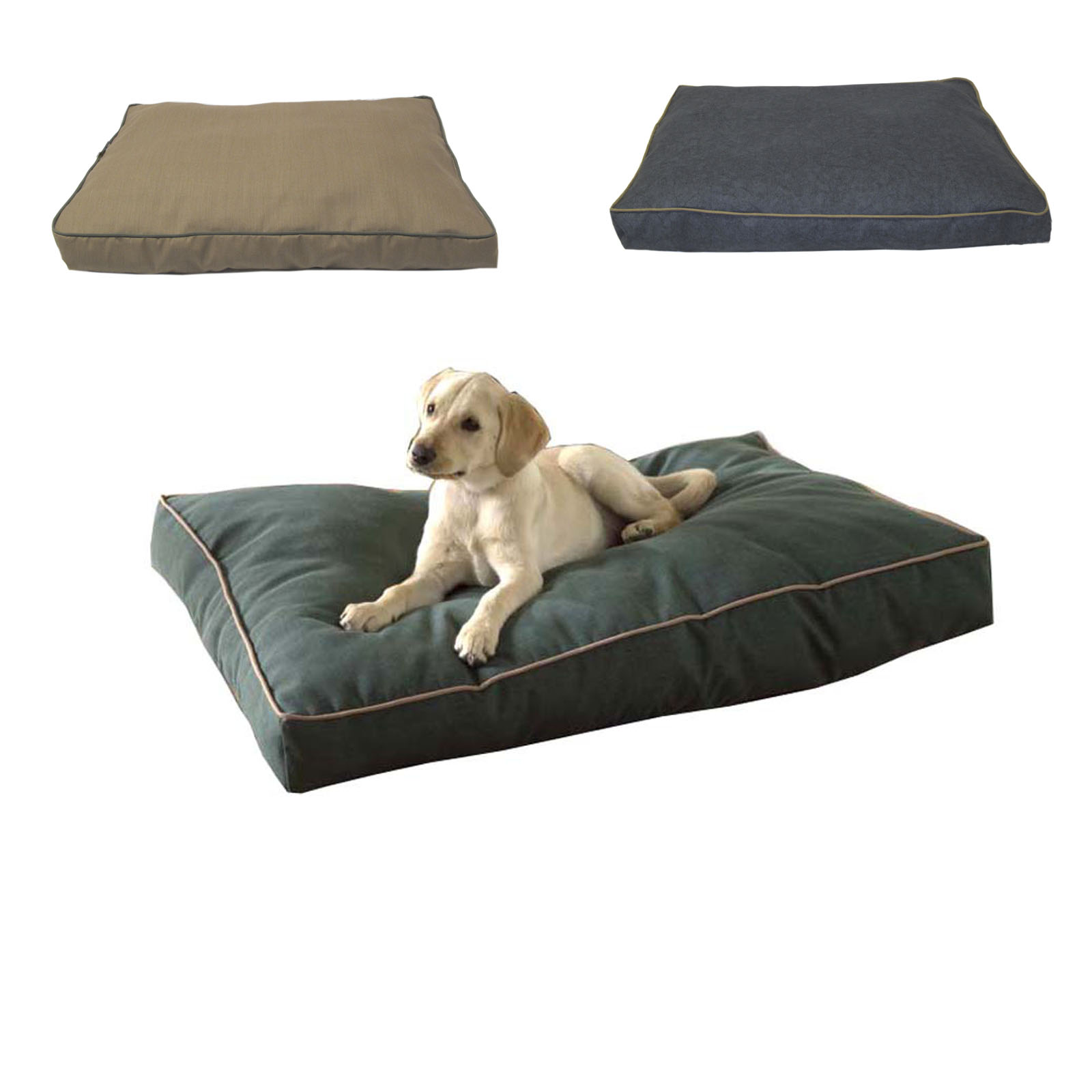 Carolina Pet Company Large Indoor/ Outdoor Faux Gusset "Jamison" Bed