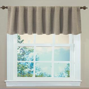 Sound Asleep Room Darkening Back Tab Valance