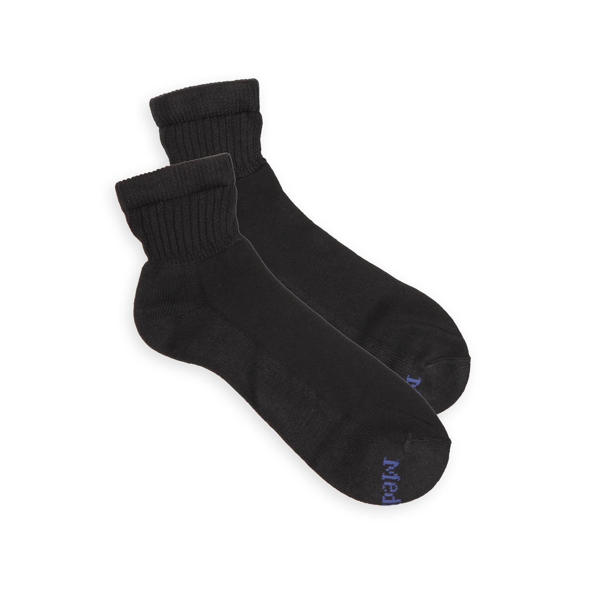MediPeds Diabetic Quarter Sock- 2 Pr