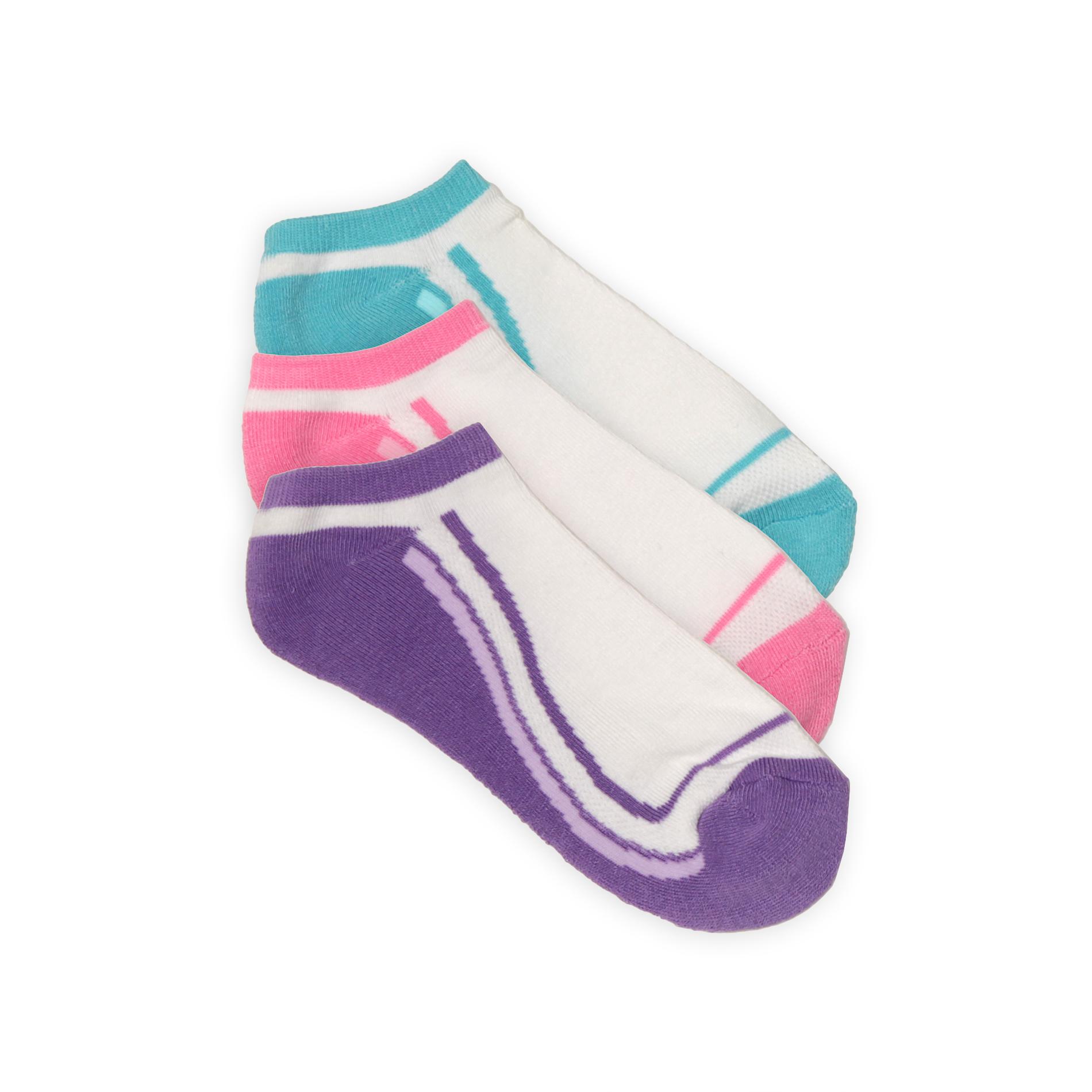 Athletech Women's 3Pairs No Show Performance Socks