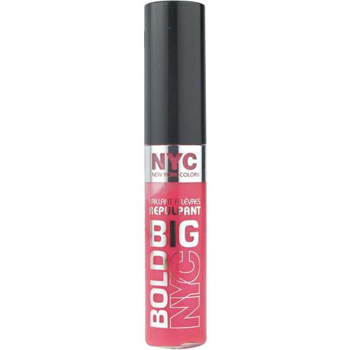 New York Color Big Bold Plumping Lip Gloss, Plumped Plum, .39 fl oz
