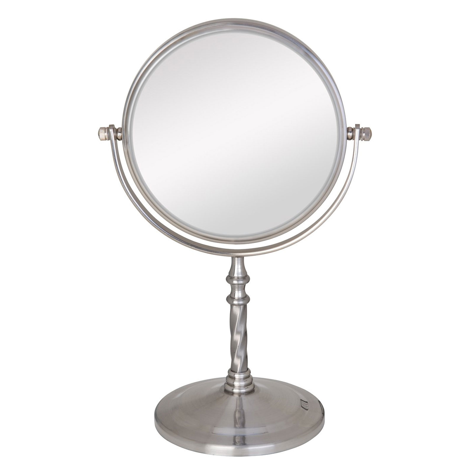 Zadro 5X/1X Swivel Satin Nickel Vanity Mirror