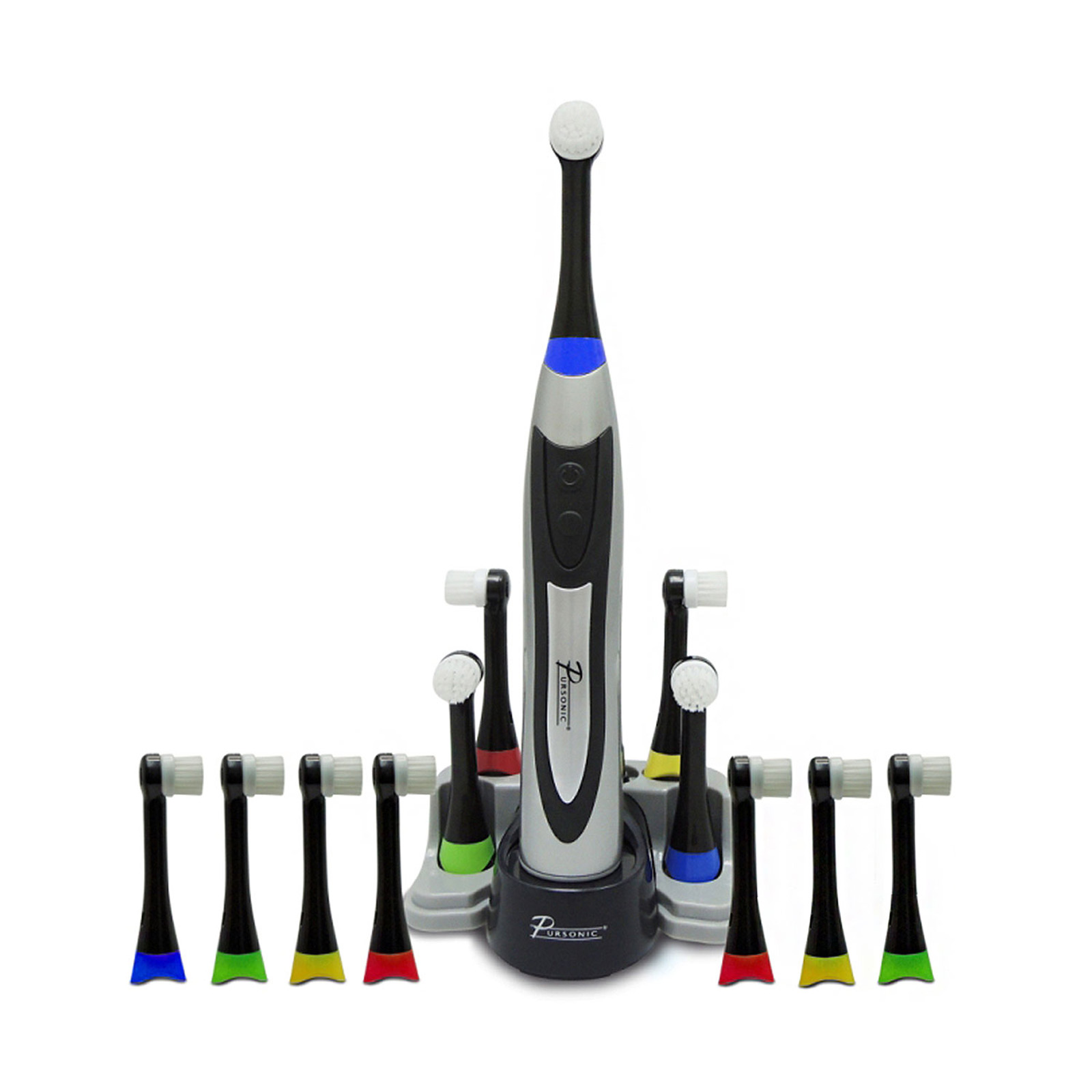 Pursonic Deluxe Plus Rechargeable Toothbrush w/ Bonus 12 Brush Heads