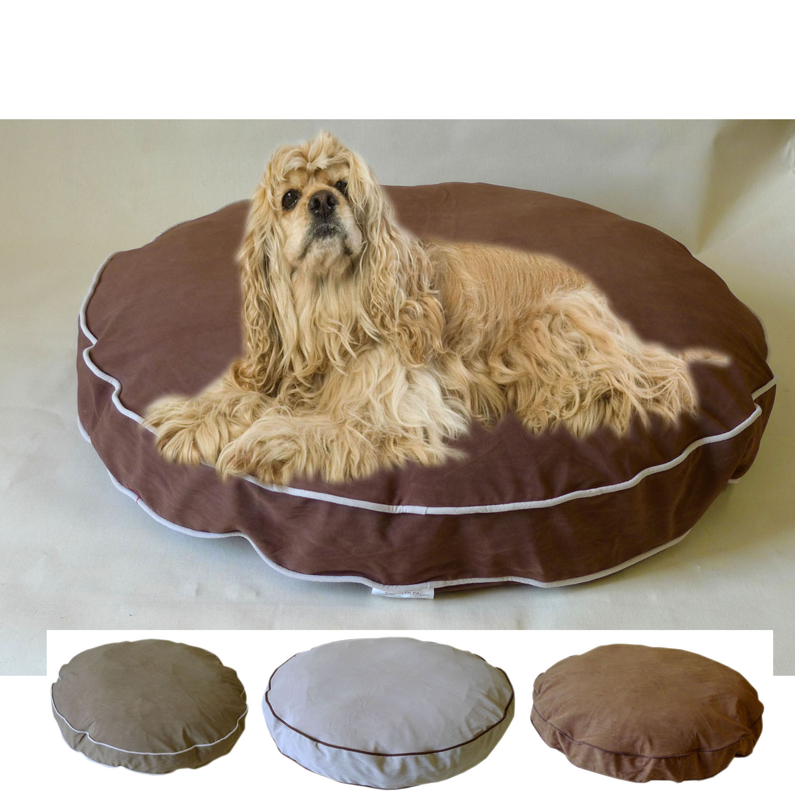 Carolina Pet Company Large Microfiber Round-A-Bout Bed