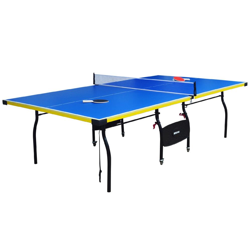 Hathaway&#153; Bounce Back Table Tennis - Regulation-Sized 9-Foot with Foldable Halves for Individual Play
