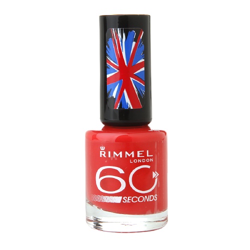 Rimmel London 60 Seconds Nail Color, Hot Chilli Pepper, .27 fl oz
