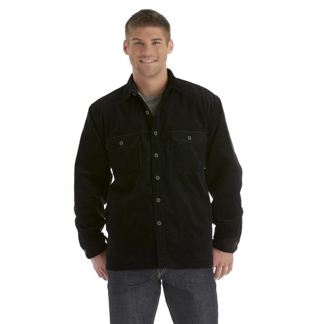 Basic Editions Men's Corduroy Shirt Jacket