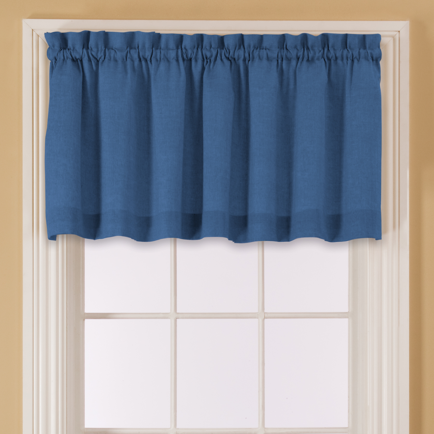 Essential Home  Mix and Match Solid Window Valance