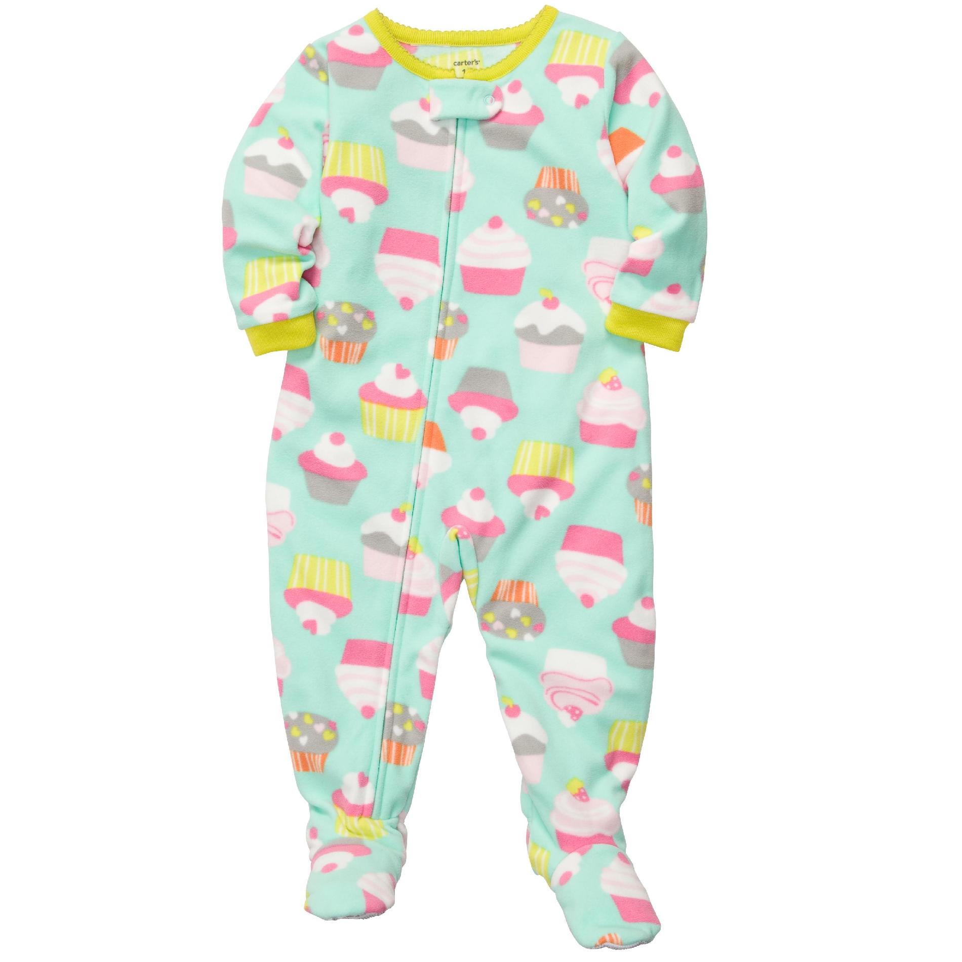 Carter's Infant & Toddler Girl's Sleeper Pajamas - Cupcakes
