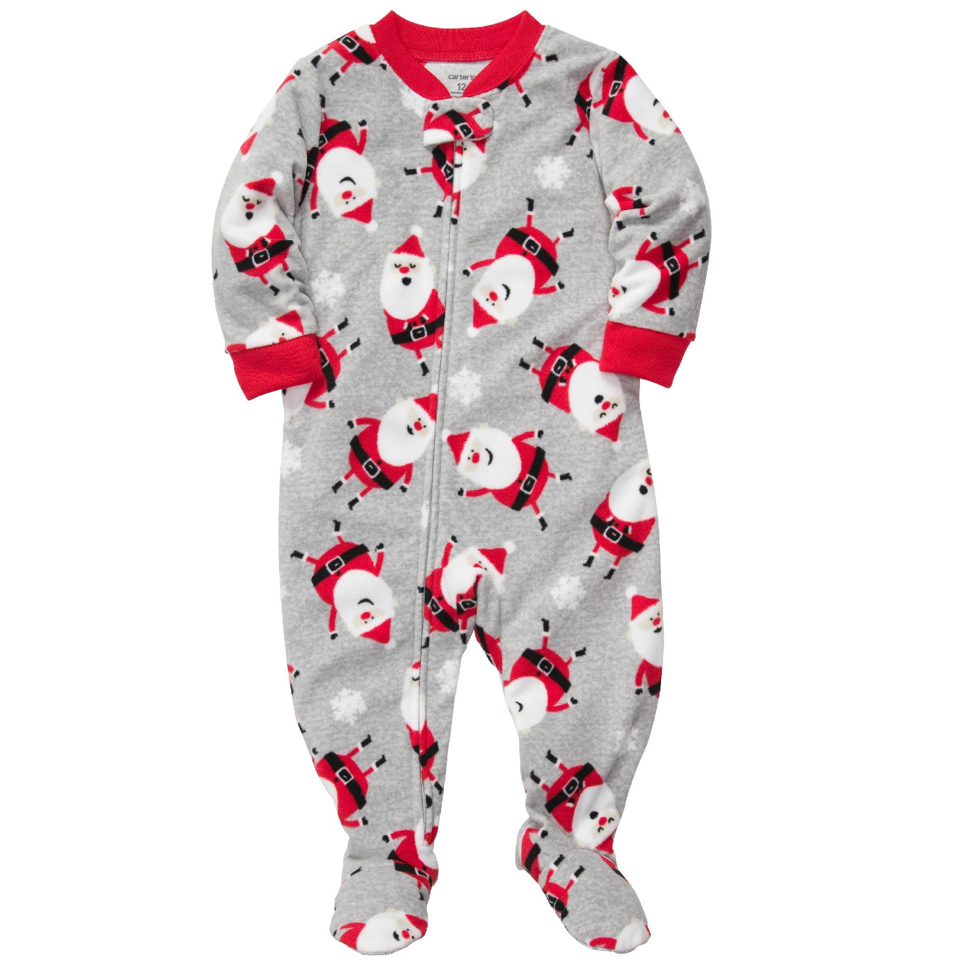 Carter's Infant & Toddler Boy's Christmas Sleeper Pajamas - Holiday Santa
