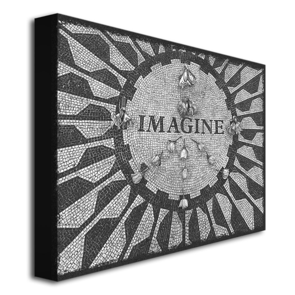 Trademark Global Ariane Moshayedi 'Imagine Peace' Canvas Art