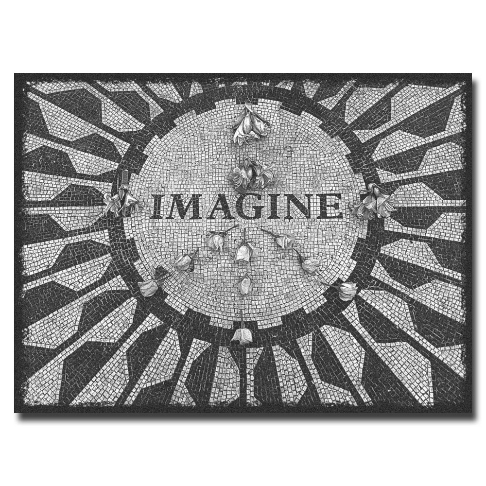 Trademark Global Ariane Moshayedi 'Imagine Peace' Canvas Art