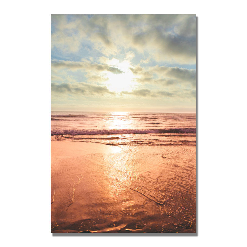 Trademark Global Ariane Moshayedi 'Sunset Beach Reflections II' Canvas Art