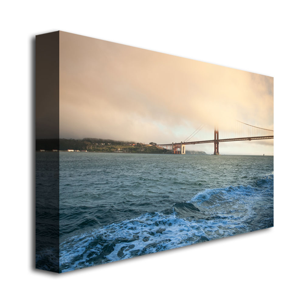 Trademark Global Ariane Moshayedi 'Bridge Seascape' Canvas Art