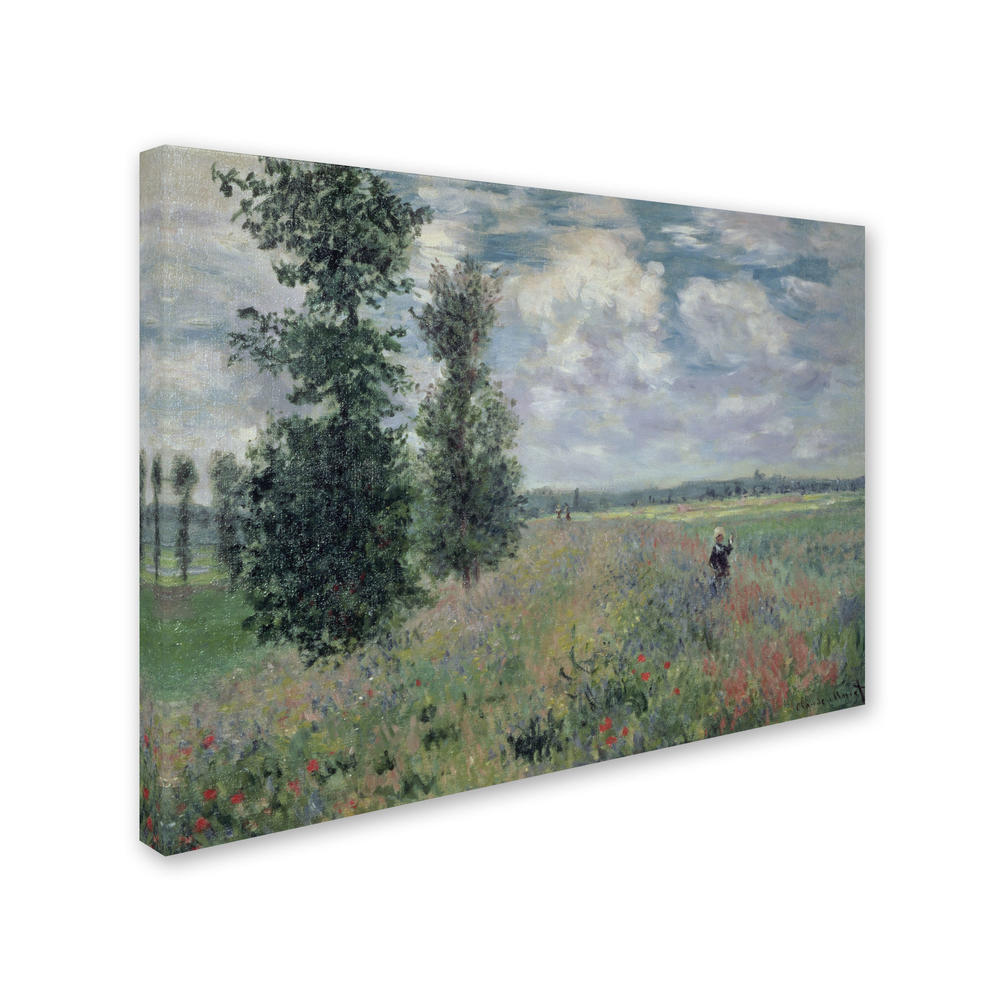 Trademark Global Claude Monet 'The Poppy Field' Canvas Art