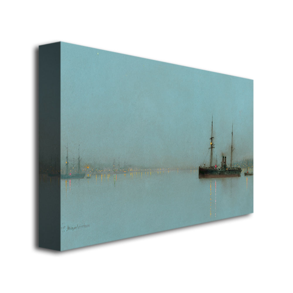 Trademark Global John Grimshaw 'Port Light' 24" x 47" Canvas Art