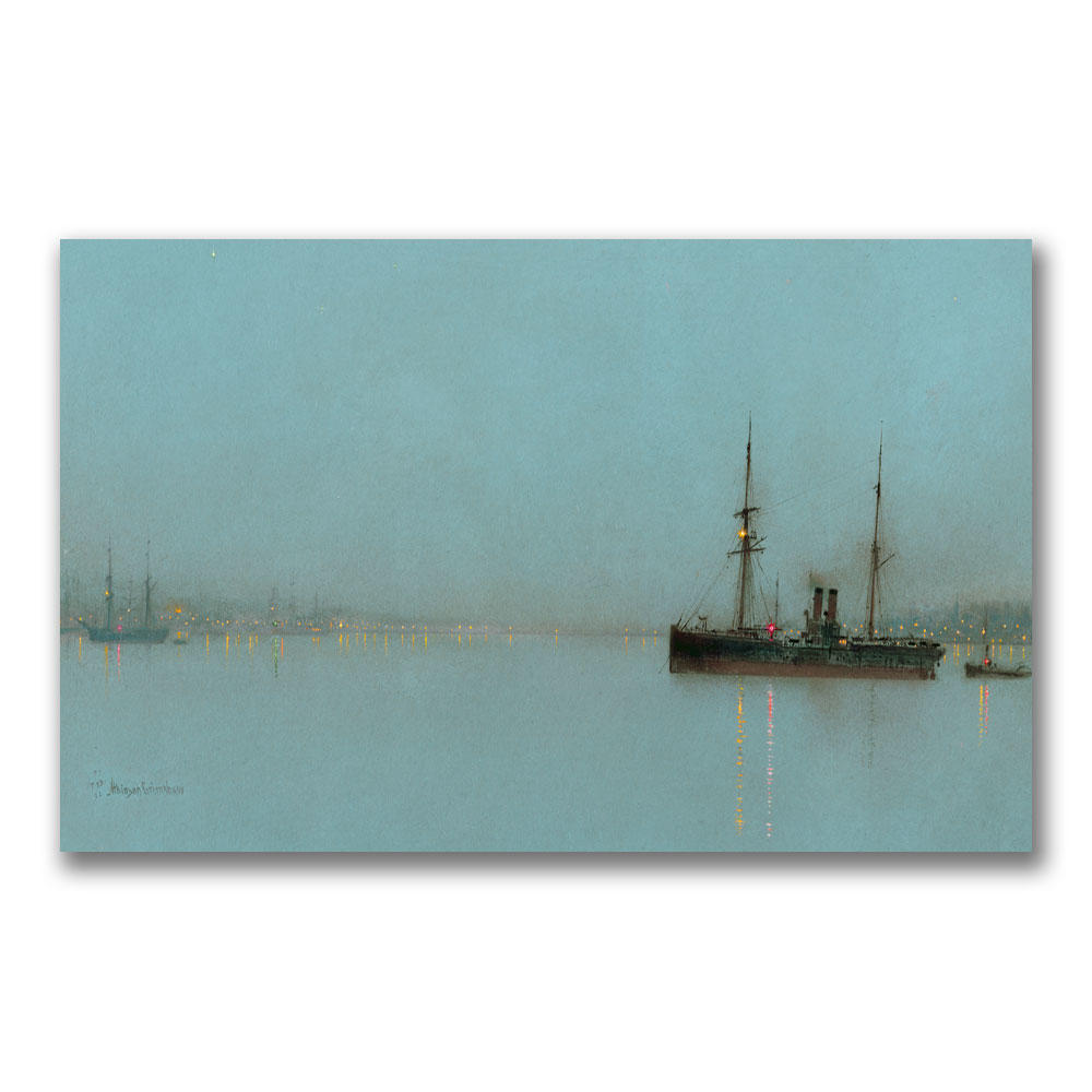 Trademark Global John Grimshaw 'Port Light' 24" x 47" Canvas Art