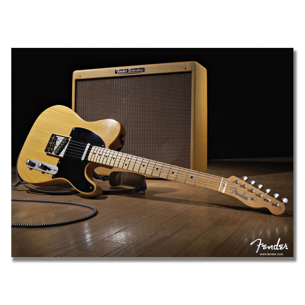 Trademark Global Fender 'Telecaster and the Blues' Canvas Art