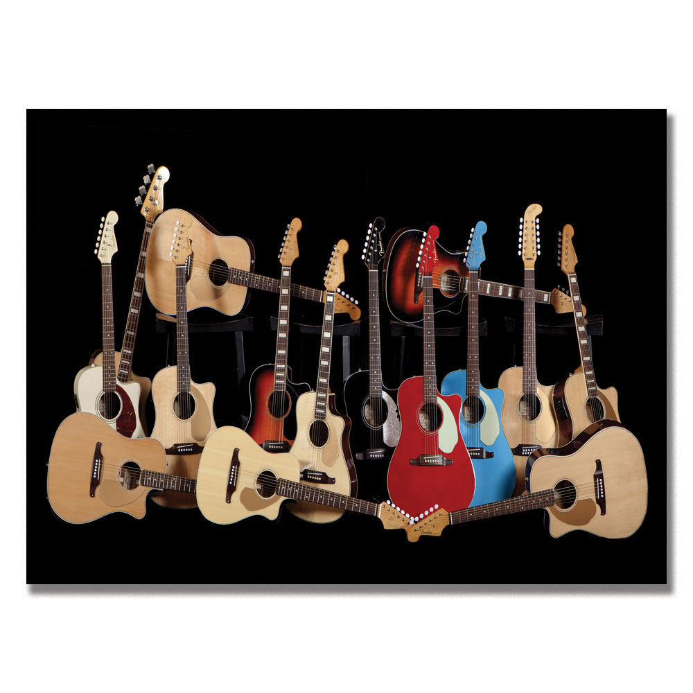 Trademark Global Fender 'Acoustic' Canvas Art