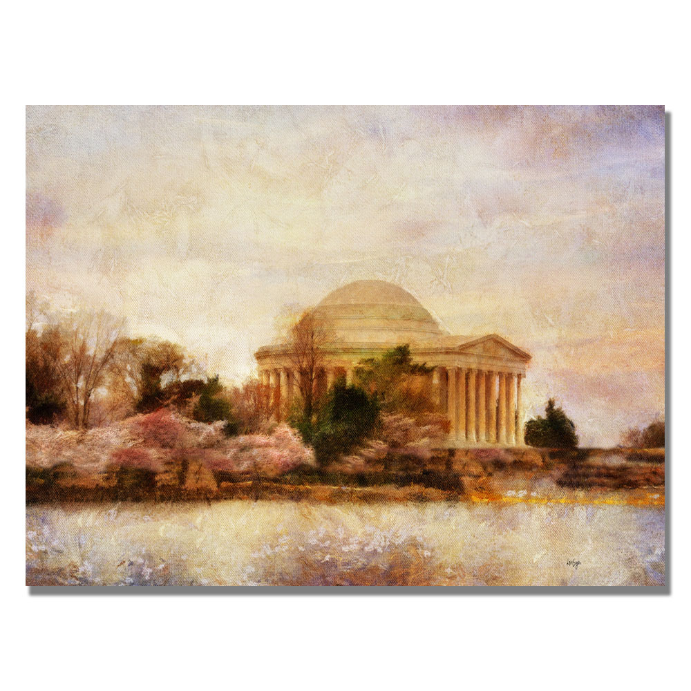 Trademark Global Lois Bryan 'Thomas Jefferson Memorial' Canvas Art