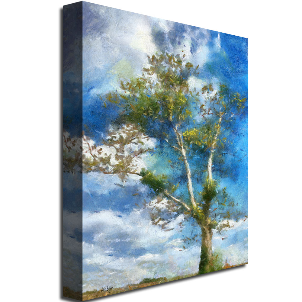 Trademark Global Lois Bryan 'The Tree Stands Alone' Canvas Art