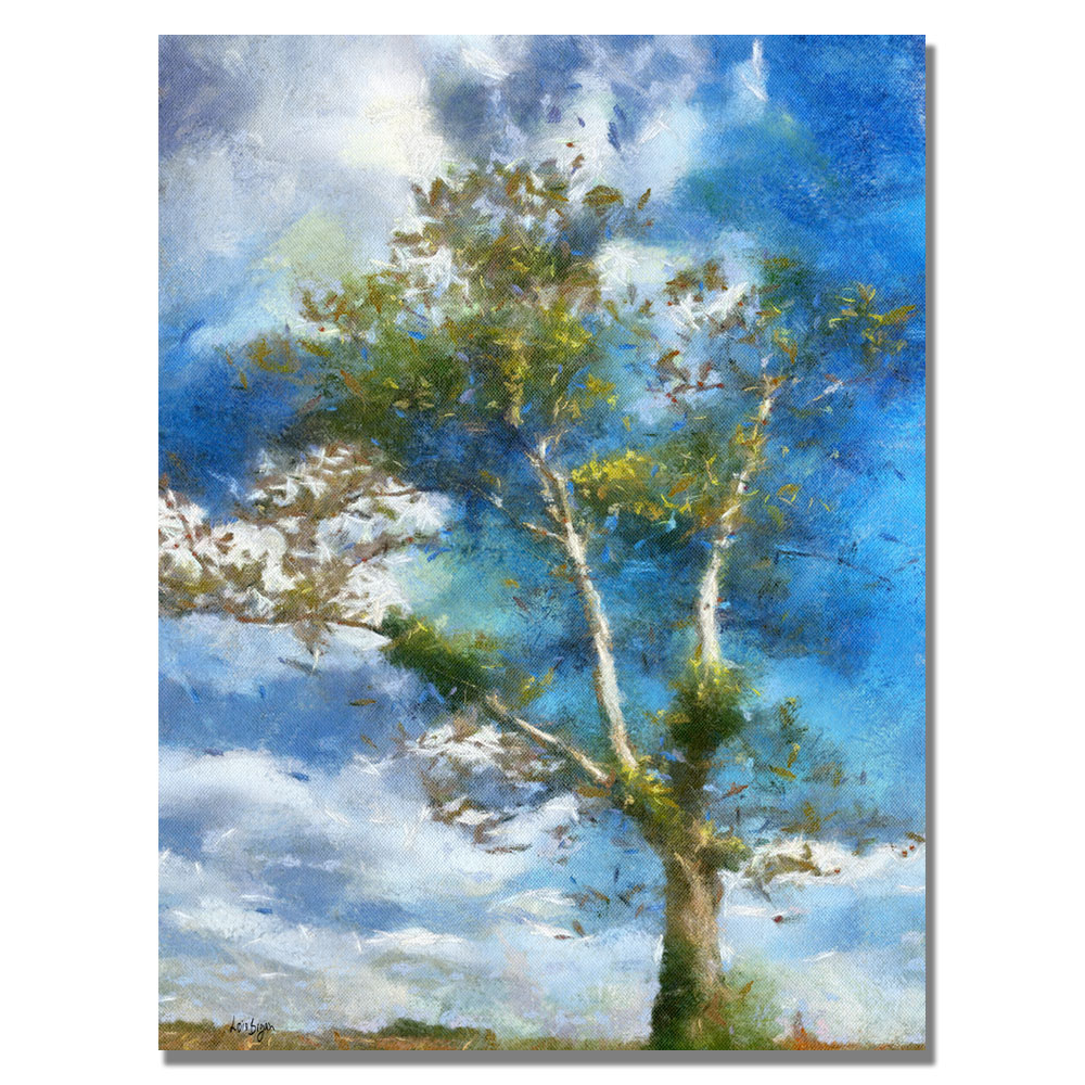 Trademark Global Lois Bryan 'The Tree Stands Alone' Canvas Art