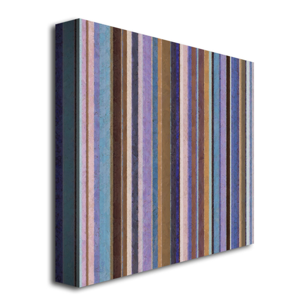 Trademark Global Michelle Calkins 'Comfortable Stripes II' Canvas Art
