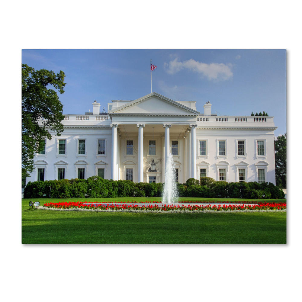 Trademark Global CATeyes 'White House' Canvas Art