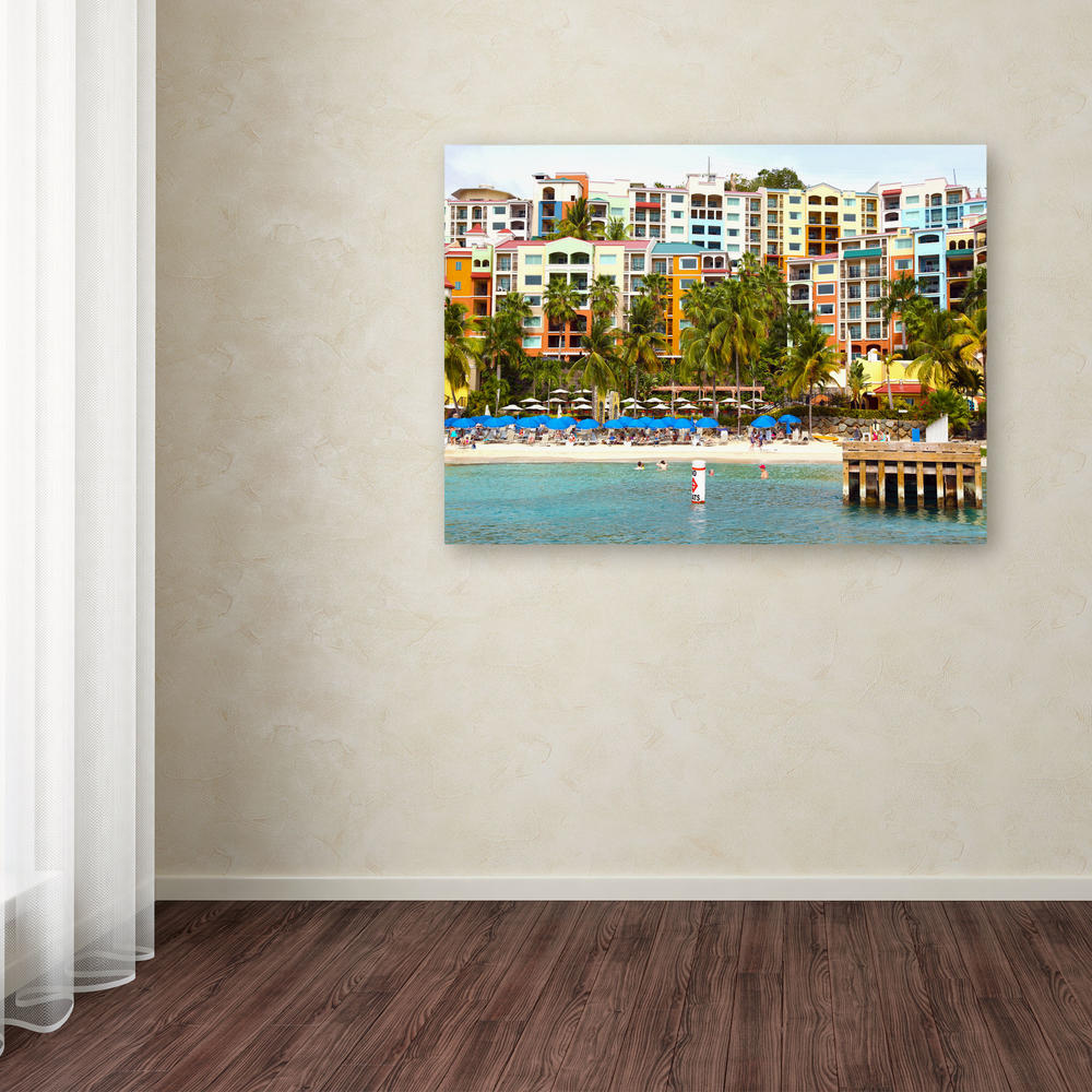 Trademark Global CATeyes 'Virgin Islands 8' Canvas Art