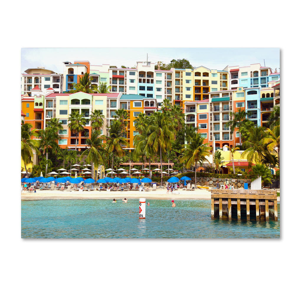 Trademark Global CATeyes 'Virgin Islands 8' Canvas Art