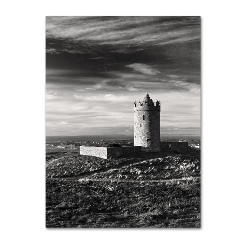 Trademark Global Pierre Leclerc 'Doonagore Castle Ireland' 14" x 19" Canvas Art