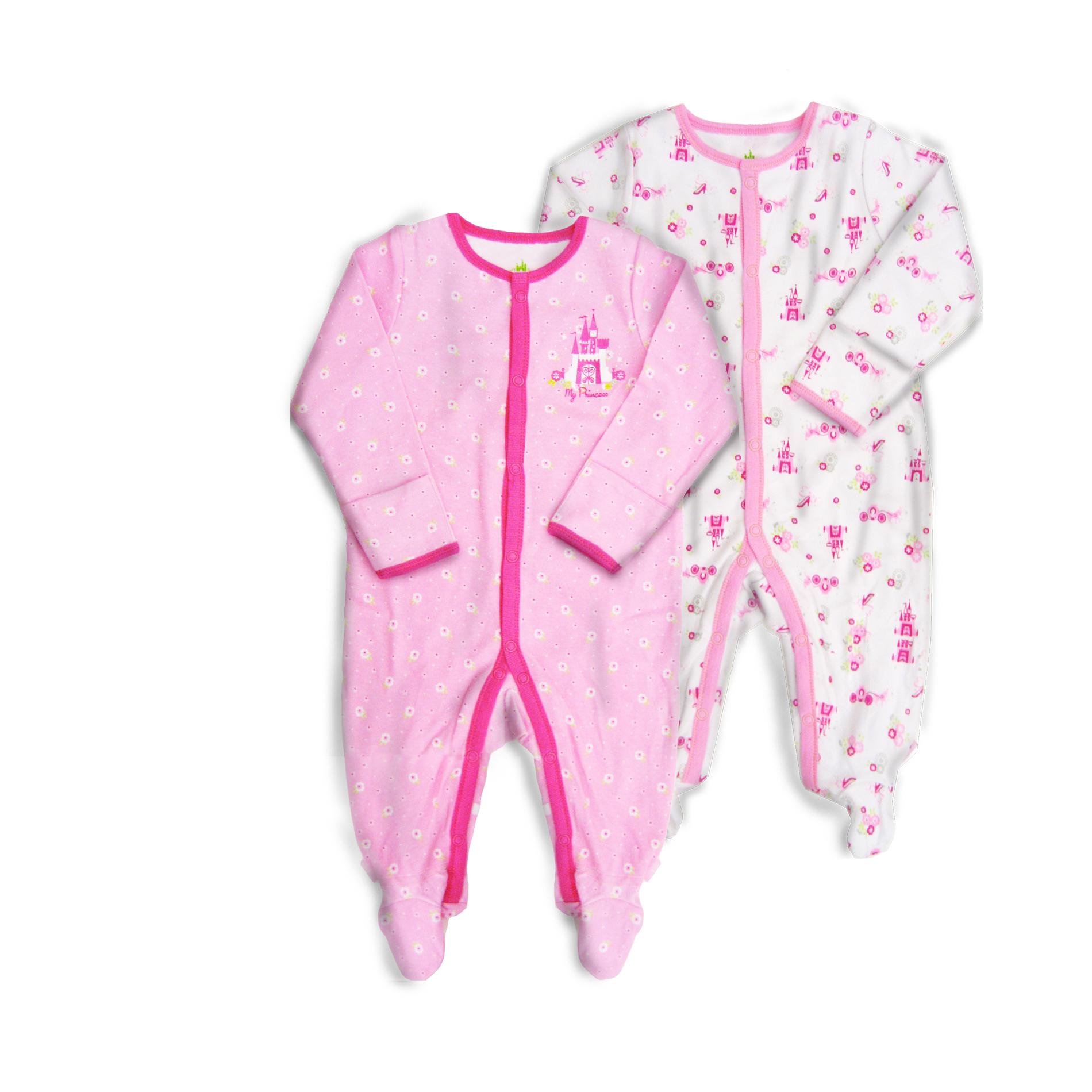 Disney Princess Infant Girl's 2Pack Sleepers