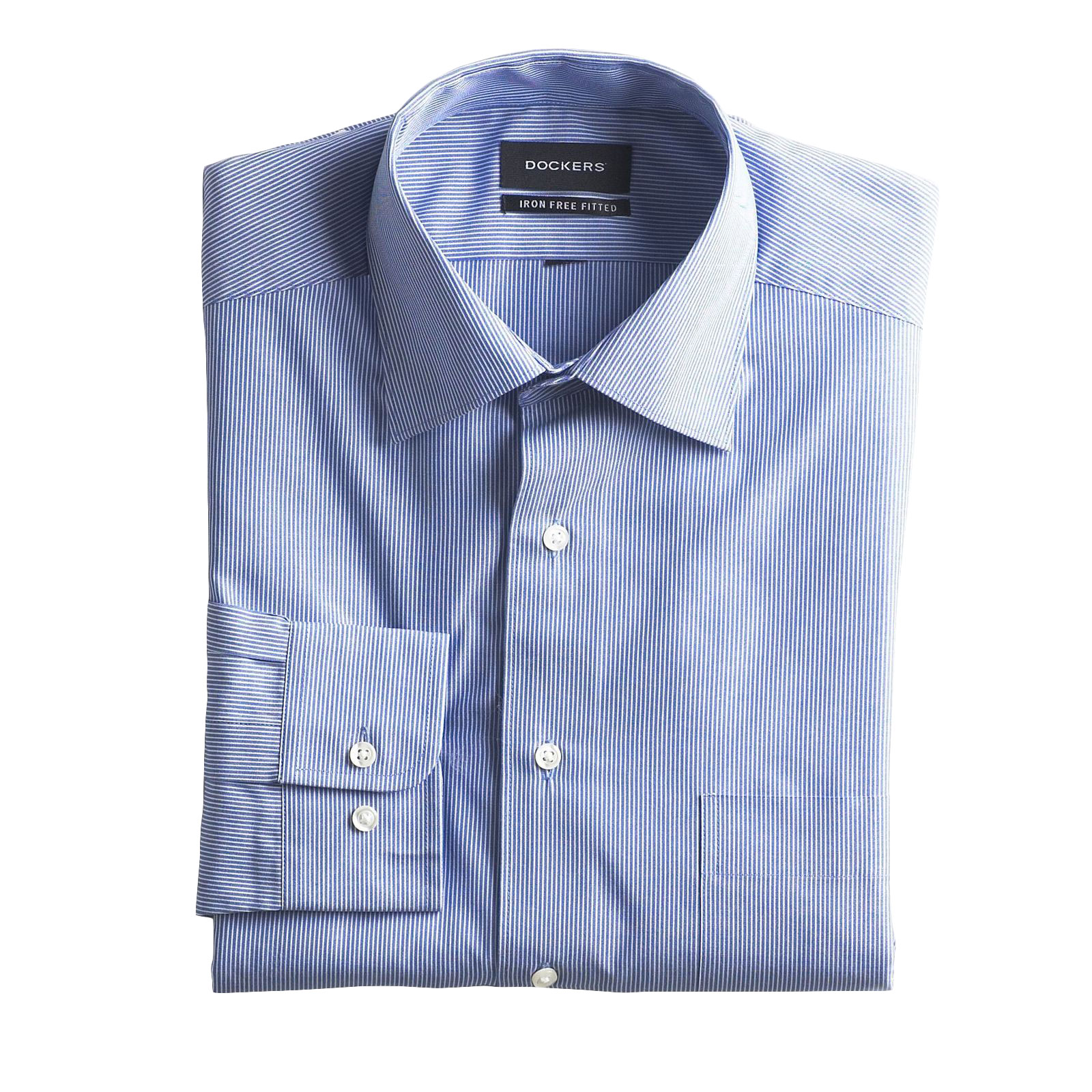 Dockers Fitted Dress Shirt - Clothing ...