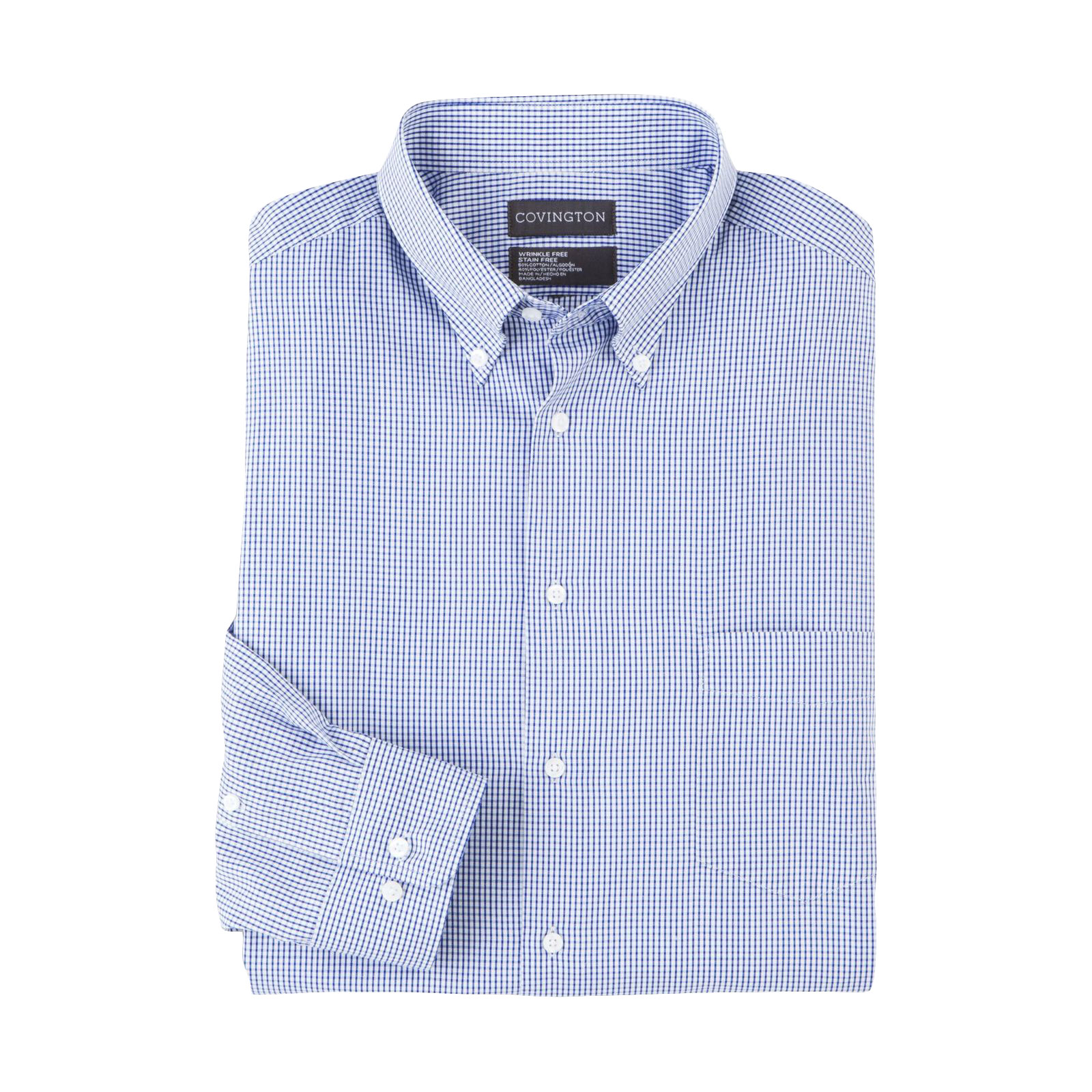 Covington Men's Classic Fit Pinpoint Dress Shirt