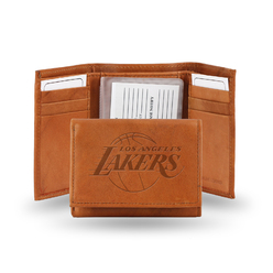 Rico 4" Brown NBA Los Angeles Lakers Trifold Wallet