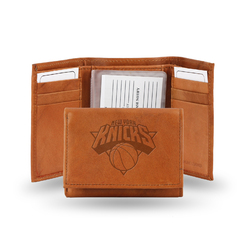 Rico 4" Brown NBA New York Knicks Trifold Wallet