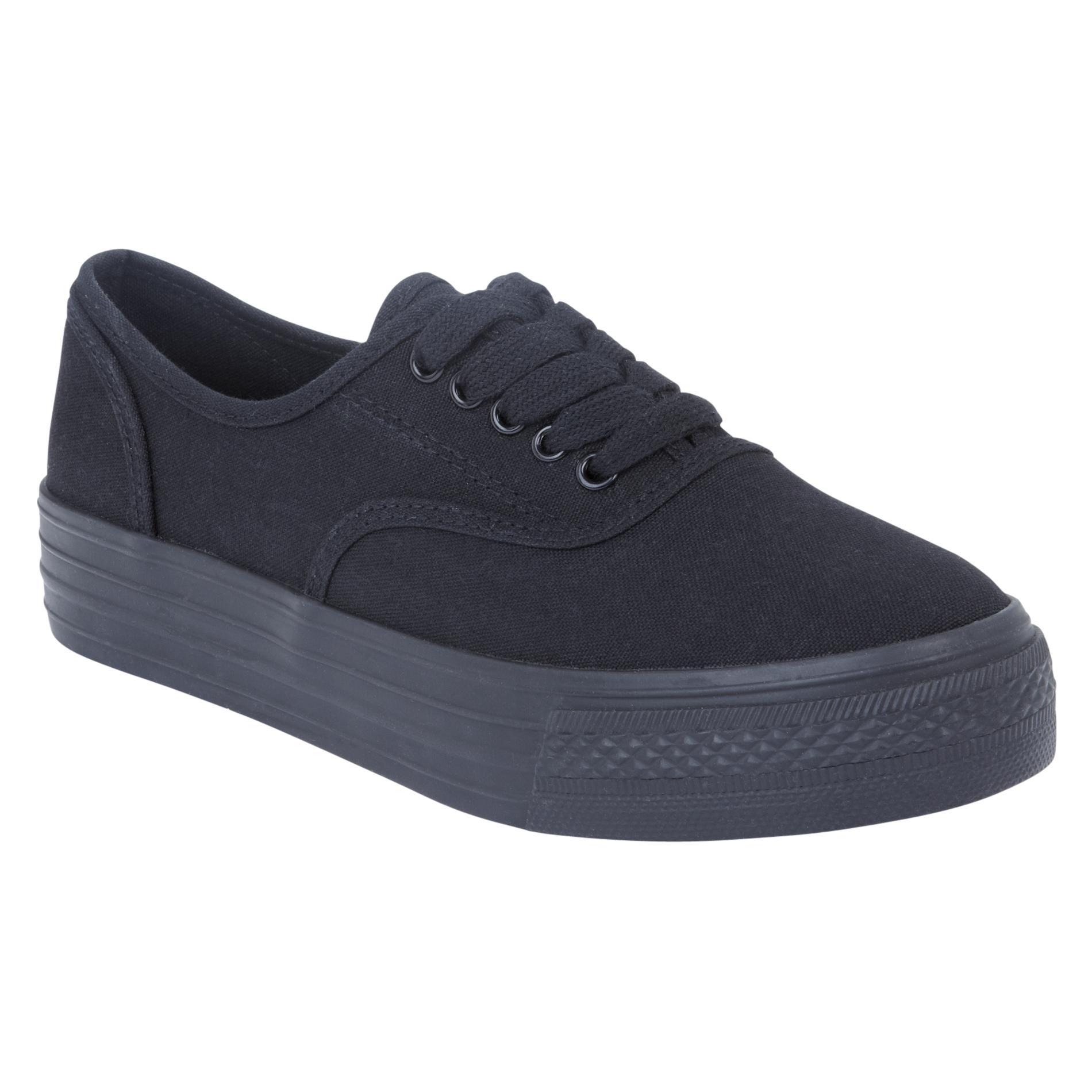 Bongo Women's High Wall Canvas Shoe Difference- Black