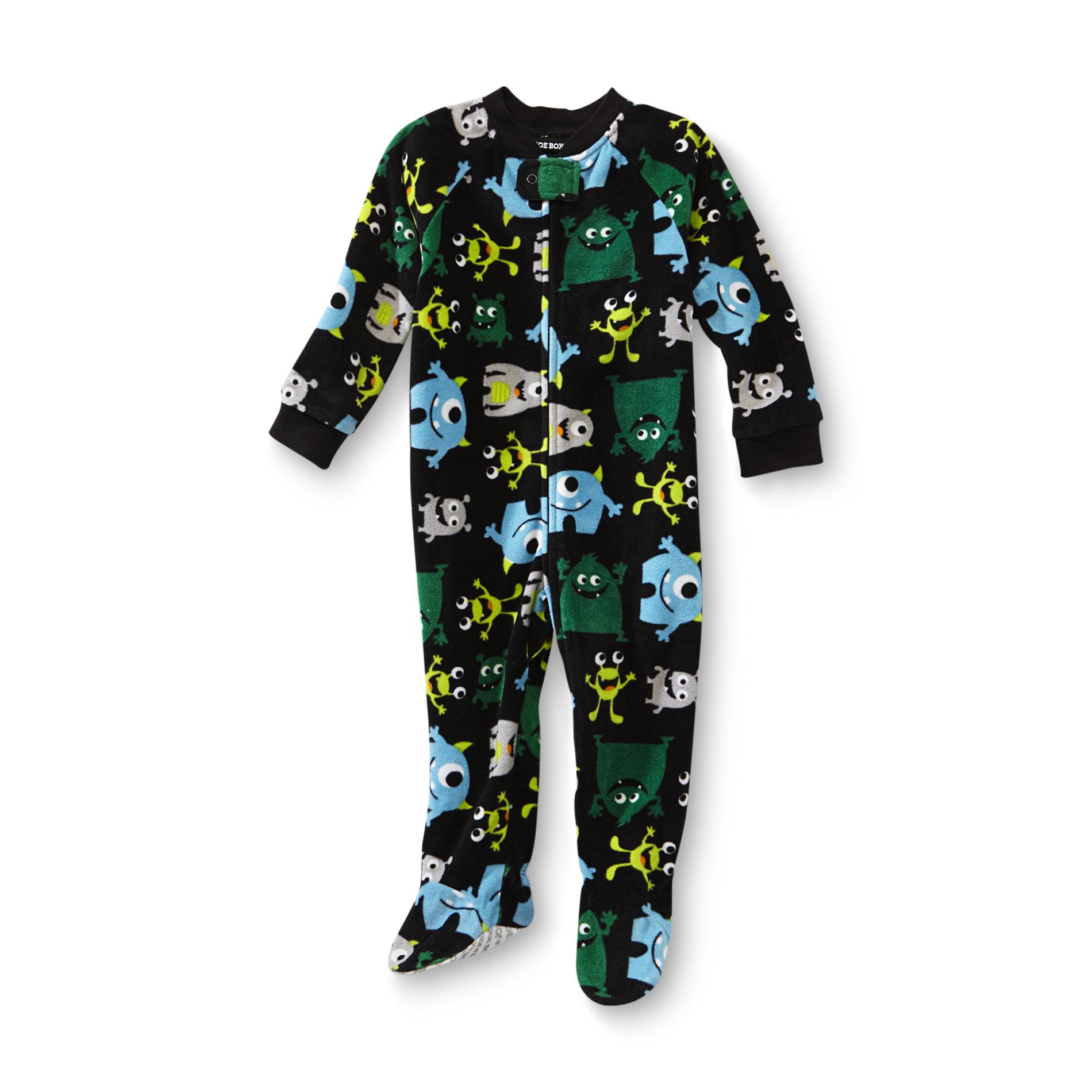 Joe Boxer Infant & Toddler Boy's Footed Sleeper Pajamas - Monsters