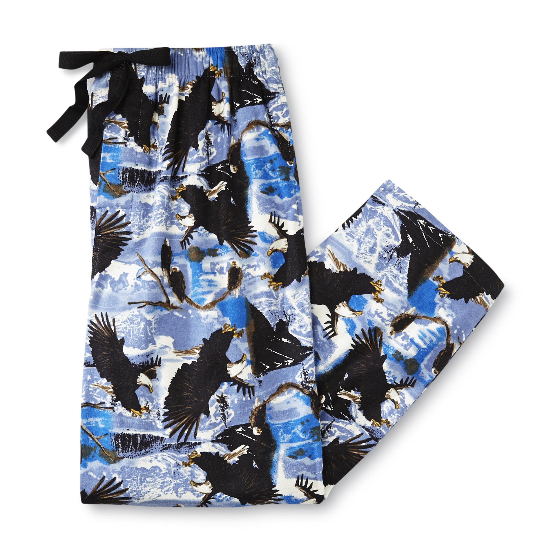 Covington Men's Flannel Pajama Pants - Eagle Pattern