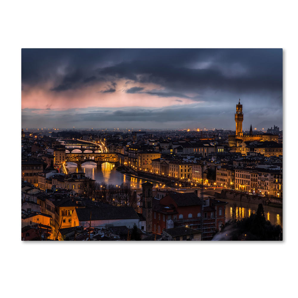 Trademark Global Giuseppe Torre 'The Old River' 14 x 19 Canvas Art