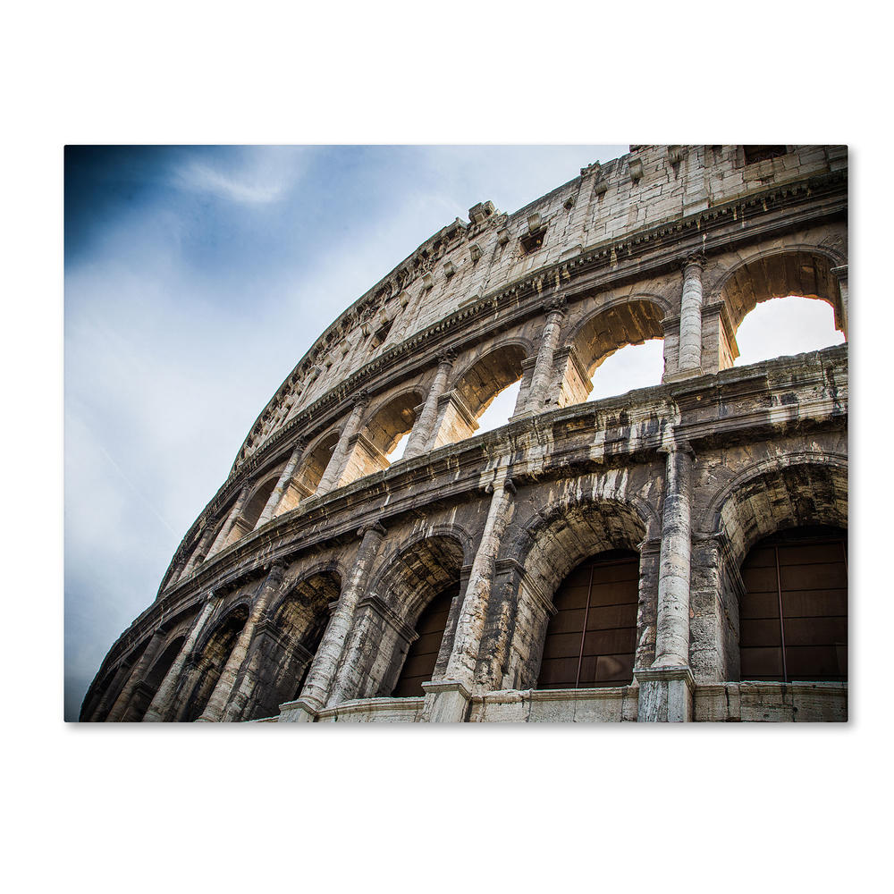 Trademark Global Giuseppe Torre 'Colosseo' 16 x 24 Canvas Art