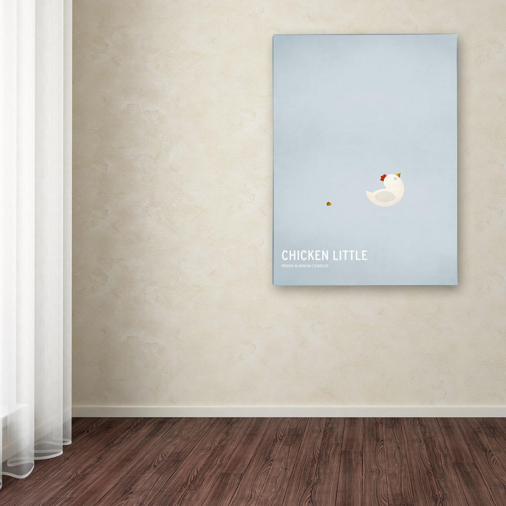Trademark Global Christian Jackson 'Chicken Little' Canvas Art