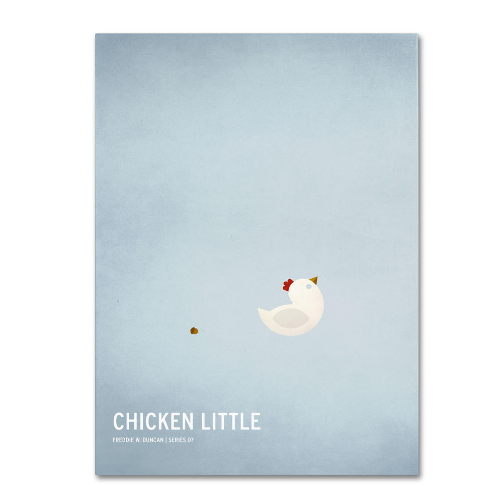 Trademark Global Christian Jackson 'Chicken Little' Canvas Art