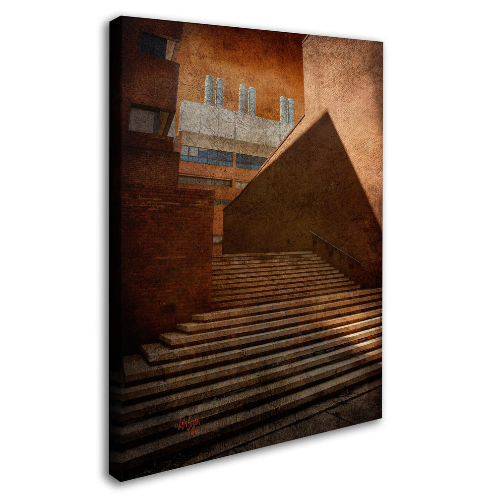 Trademark Global Lois Bryan 'Stairway In Shadow and Light' Canvas Art