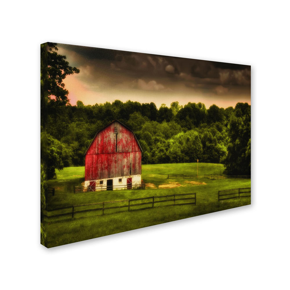 Trademark Global Lois Bryan 'Summer Evening On the Farm' Canvas Art