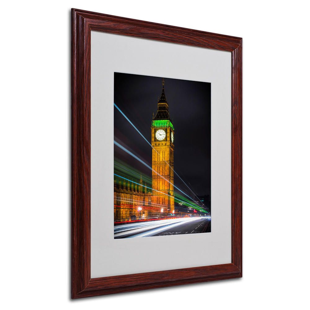 Trademark Global Giuseppe Torre 'Streams Over Westminster' 11" x 14" Matted Framed Art