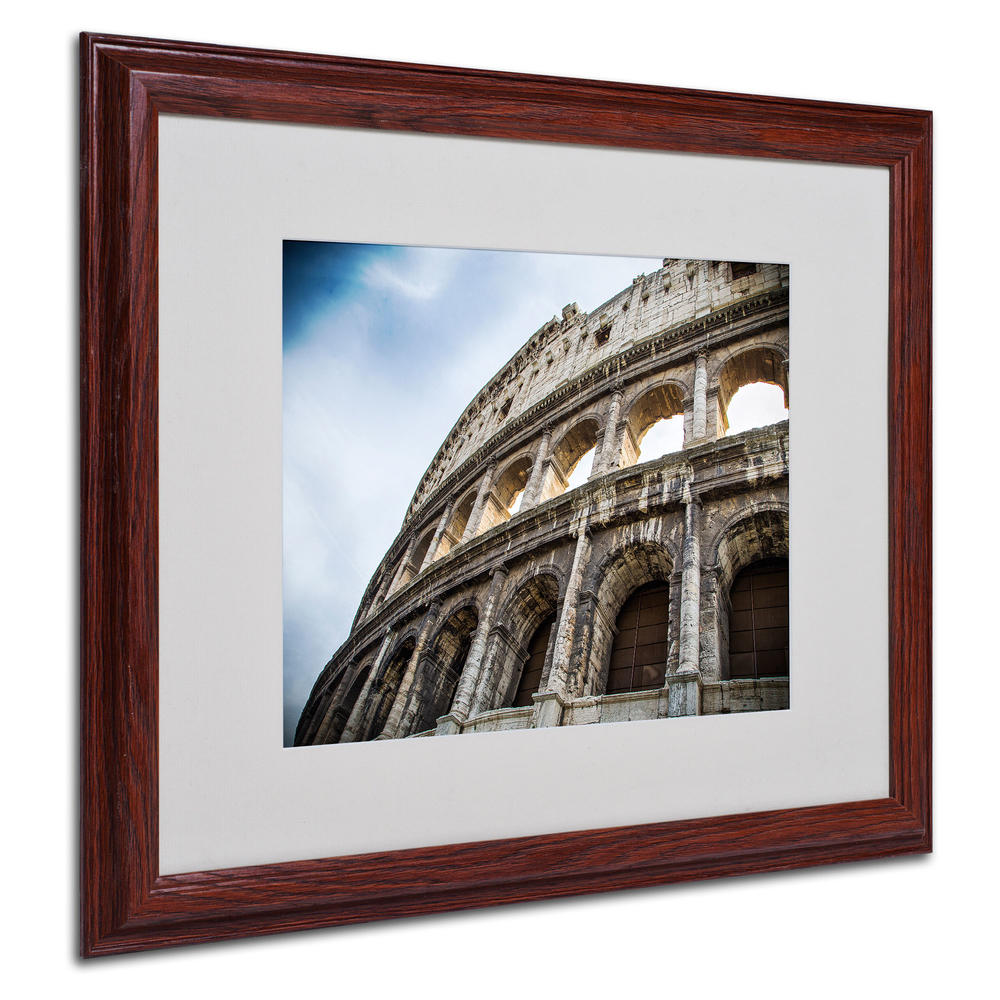 Trademark Global Giuseppe Torre 'Colosseo' 11" x 14" Matted Framed Art