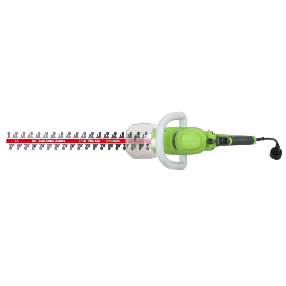 Greenworks 22122 4 Amp 22Inch Rotating Hedge Trimmer