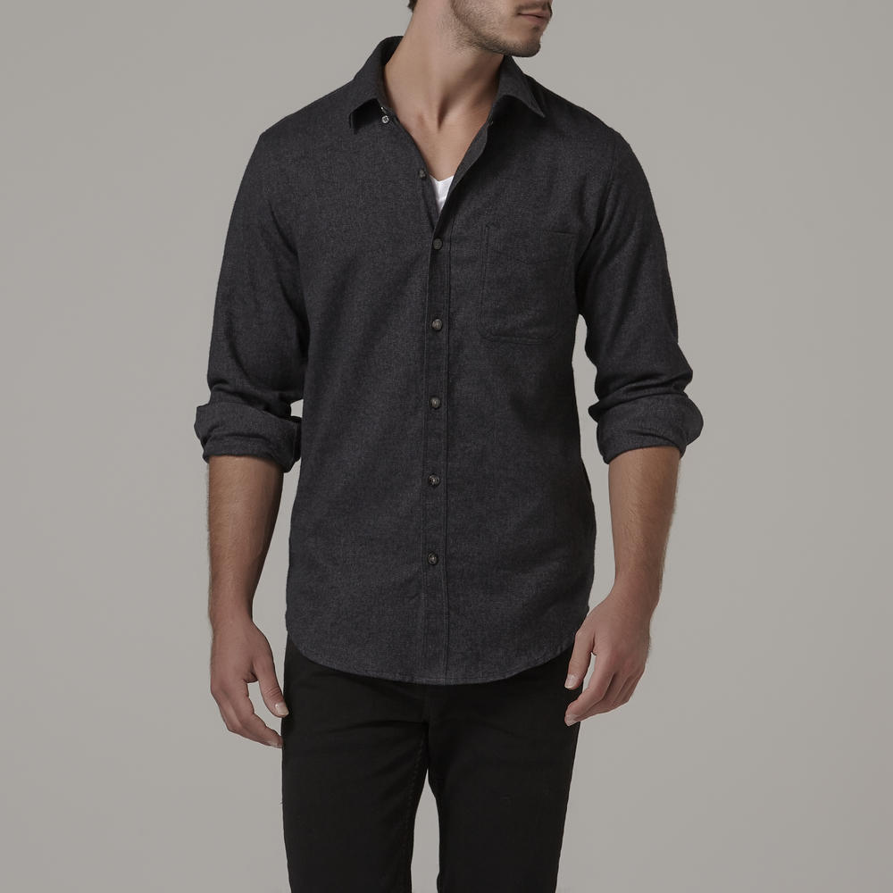 Adam Levine Men's Melange Flannel Shirt